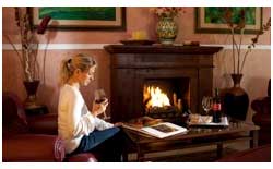 Kamin im Principe di Fitalia, Siracusa, Sizilien